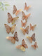 12PCS 3D Hollow Butterfly Wall Sticker