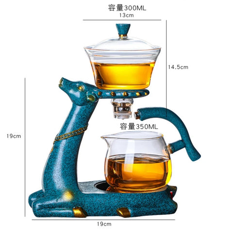 KungFu Ease: Magnetic Glass Tea Set