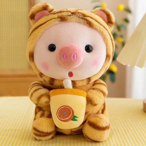 Cuddly Bubble Pig Plush Toy