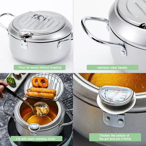Deep Frying Pot