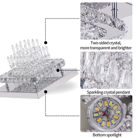 AstraGlow Crystal Chandelier
