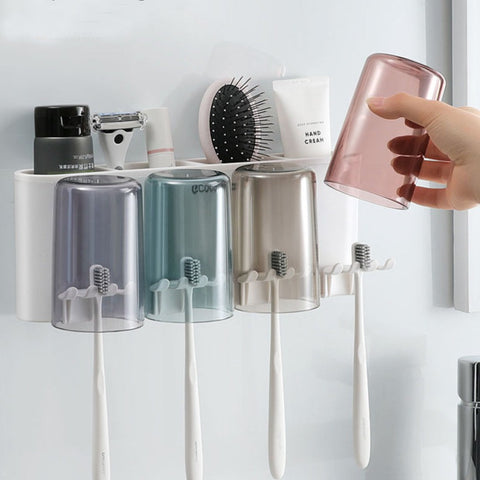 Bathroom Toothbrush Cup Holder