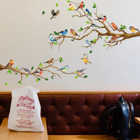 Spring Bird Wall Stickers