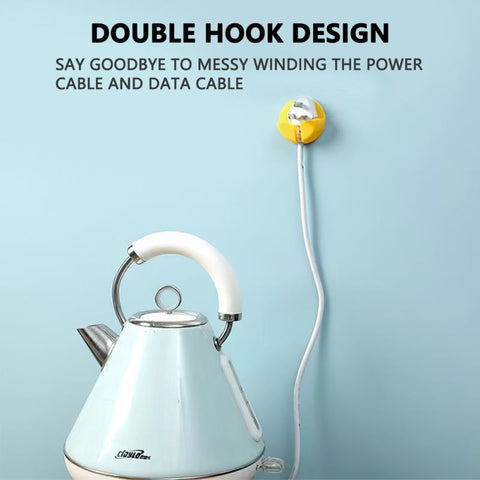Power Cord Plug Wall Holder Hook