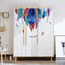 Large Colorful Feather Wall Stickers