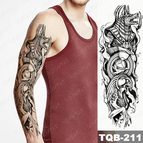 Large Full Arm Sleeve Waterproof Temporary Tattoo
