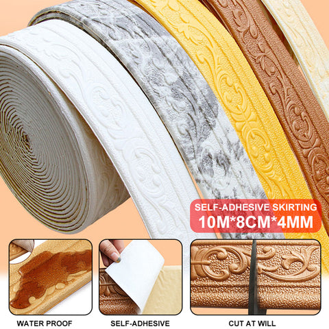 10M (32 3/4 ft) 3D Self Adhesive Border Line