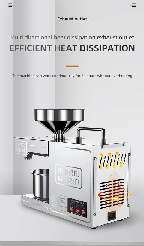 Stainless Steel Hydraulic Oil Press