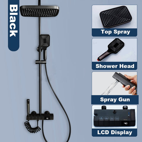 Digital Display Shower Set