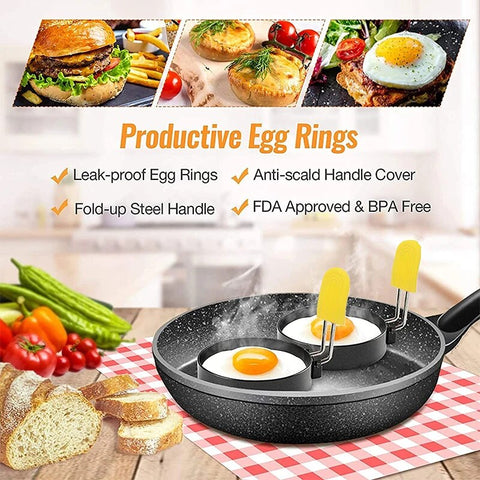 4PCS/2PCS Egg Ring Sets