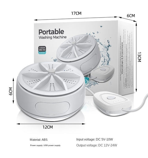 Portable Washing Machine with Detergent Grid
