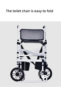 Foldable Toilet Wheelchair