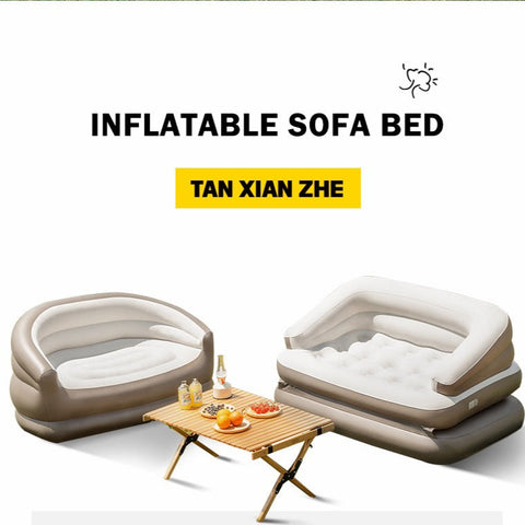 2-In-1 Inflatable Mattress Sofa