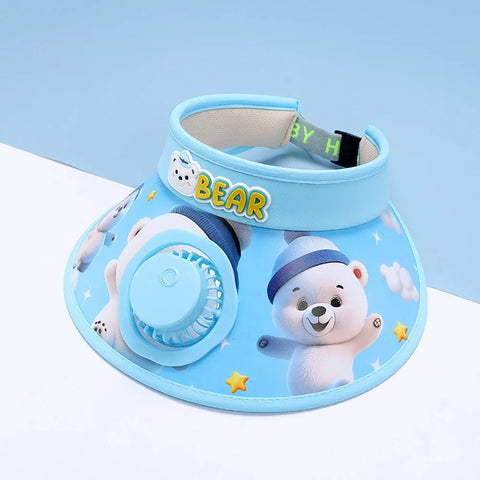 Kid Summer Cooling Fan Hat