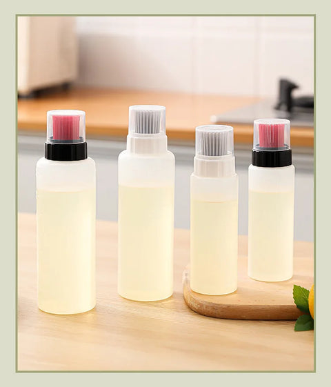 Kitchen Silicone Brush Oil Bottle