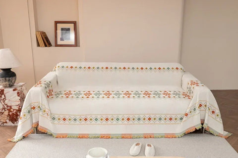 BohoLuxe Tassel Sofa Cover