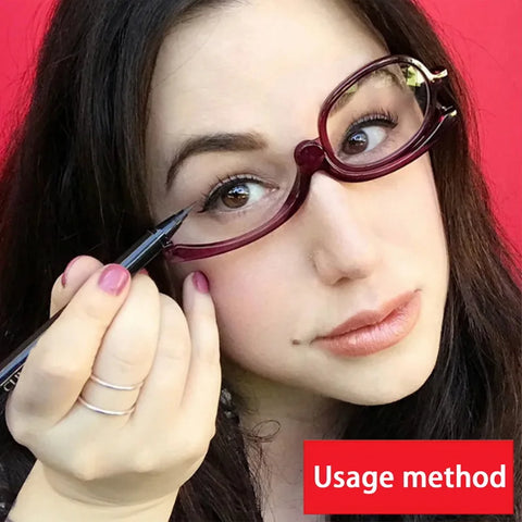 Rotating Makeup Reading Glasses