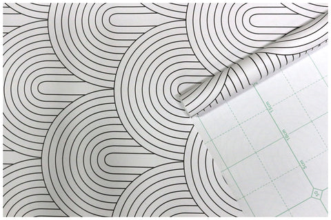 Canvas Rainbow Peel and Stick Wallpaper