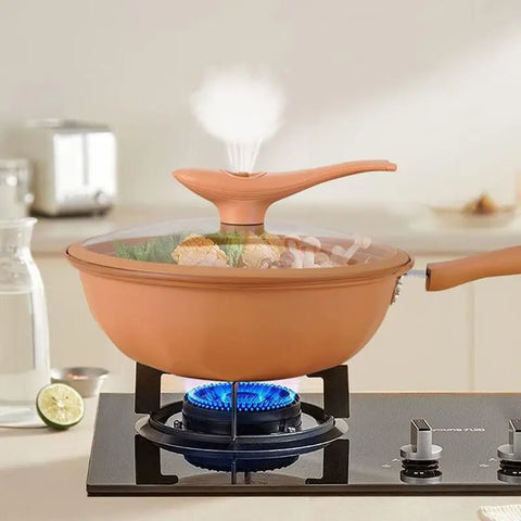 Non-Stick Clay Wok