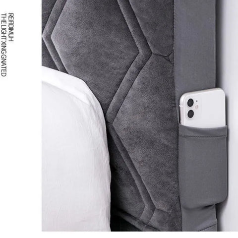 Soft Smooth Quilted Bed Headboard Cover