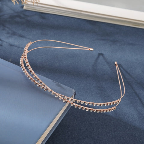 Metal Gold Silver Headband
