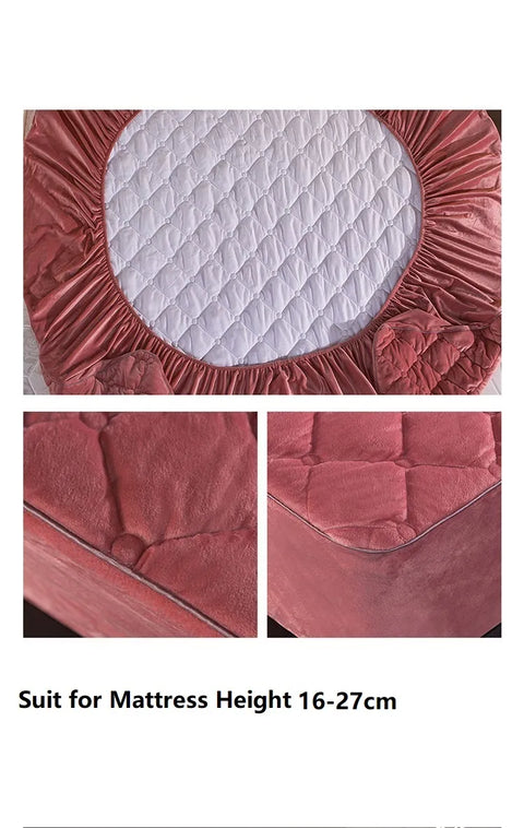 Plush Velvet Bed Cover