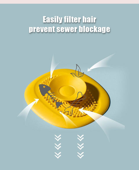 Silicone Hair Catcher Floor Drainer