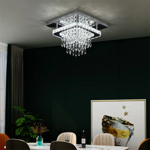 AstraGlow Crystal Chandelier