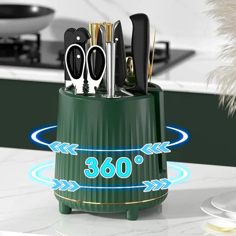 Rotating Knife Cutlery Holder