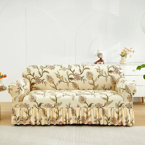 Elastic Printed Sofa Slipcover
