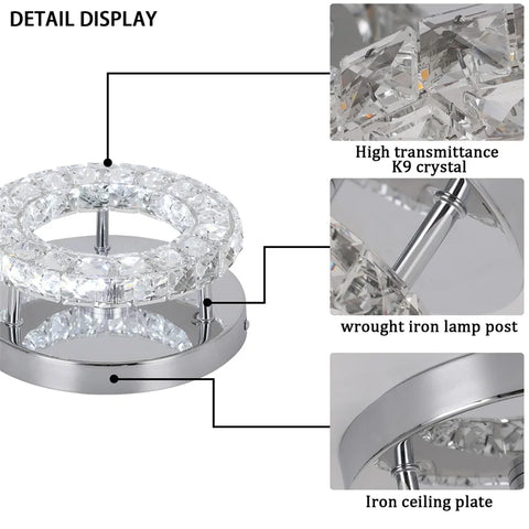 AstraGlow Crystal Chandelier