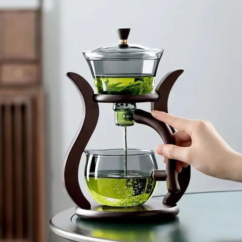 KungFu Ease: Magnetic Glass Tea Set