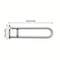 Adjustable Toilet Safety Rail
