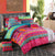 Colorful Boho Style Quilt Duvet Pillow Cover