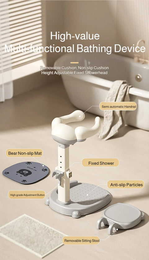 Adjustable Baby Standing Shower Support