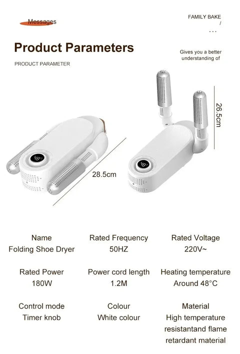 Electric Shoe Dryer