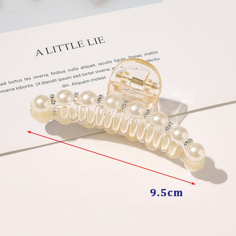 Pearls Hair Claw Clip