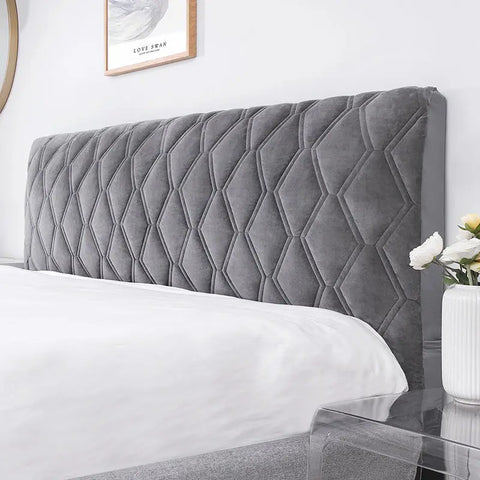 Fleece Bed Headboard Cover
