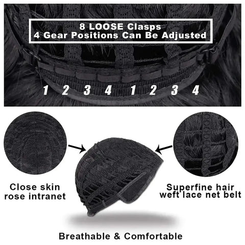 Fiber Synthetic Hair Men Wig