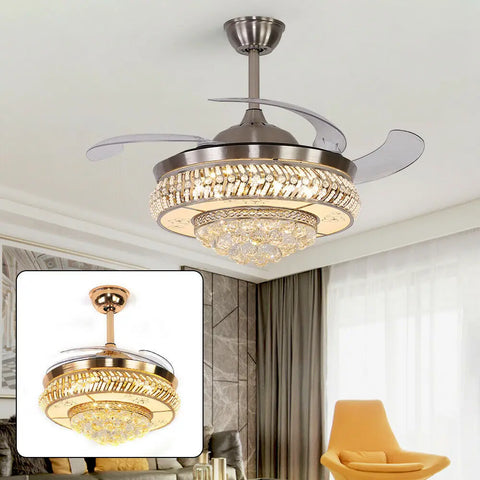 Krysolis Crystal Ceiling Fan
