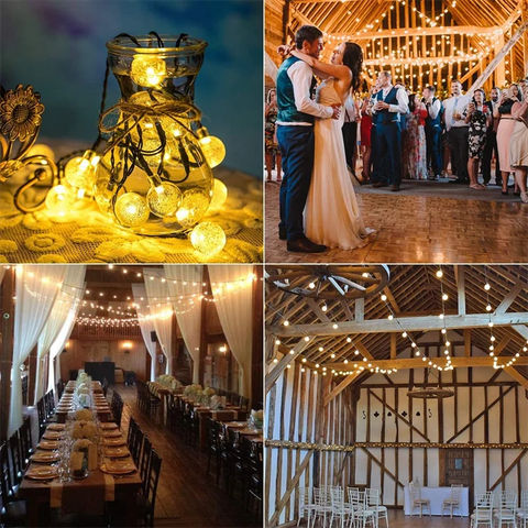 LED Solar String Lights