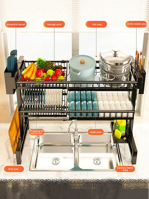 Stainless Steel Sink Dish Rack