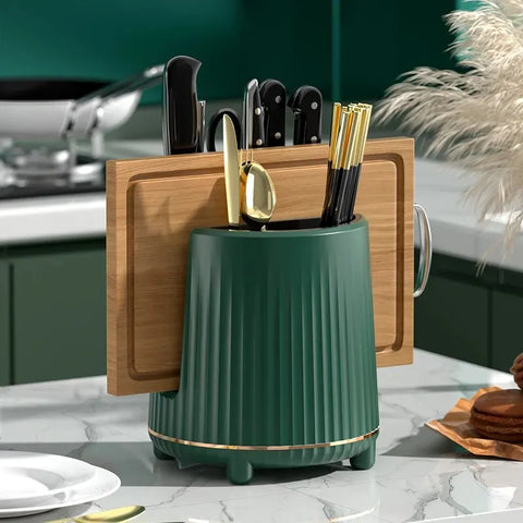 Rotating Knife Cutlery Holder