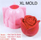 Big Rose Flower Silicone Mould