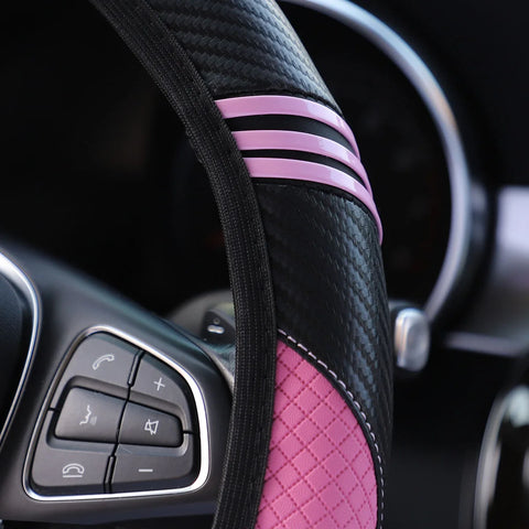 PU Leather Steering Wheel Cover