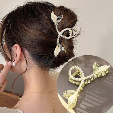 Rhinestone Metal Hair Claw