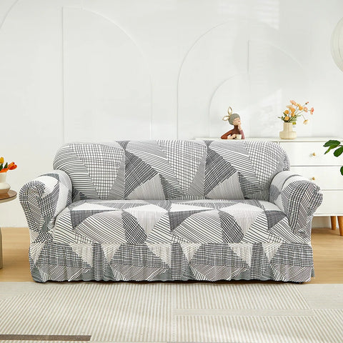 Elastic Printed Sofa Slipcover