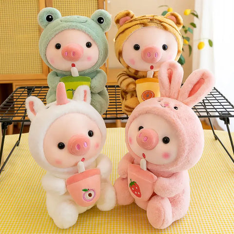 Cuddly Bubble Pig Plush Toy