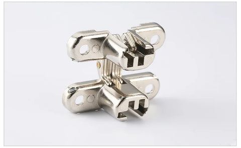 2PCS 12x43MM Invisible Hinges