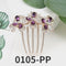 Crystal Flower Hair Comb Pin